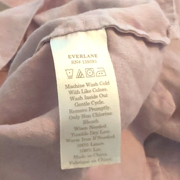 Everlane Women's Blouse in Light Purple - Picture 5 of 8